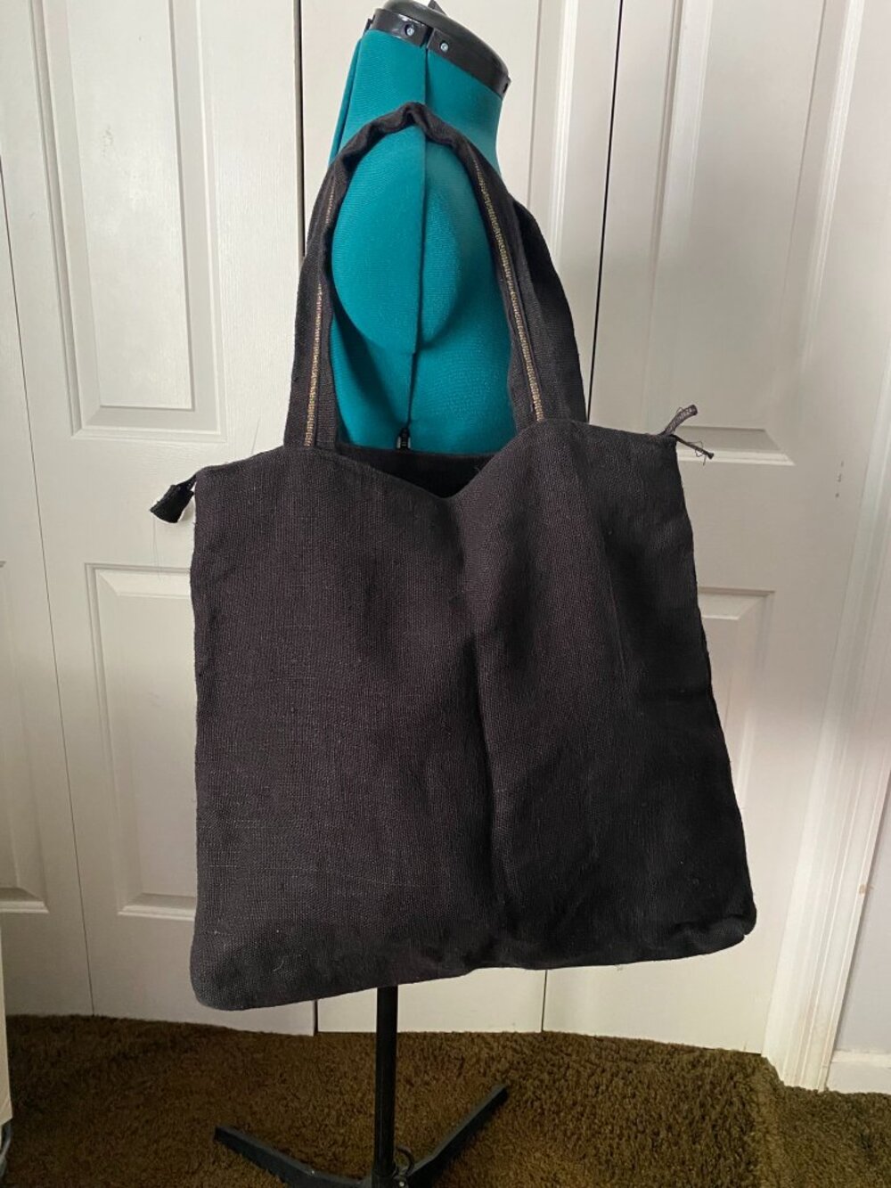 Monoprix Linen Tote Bag